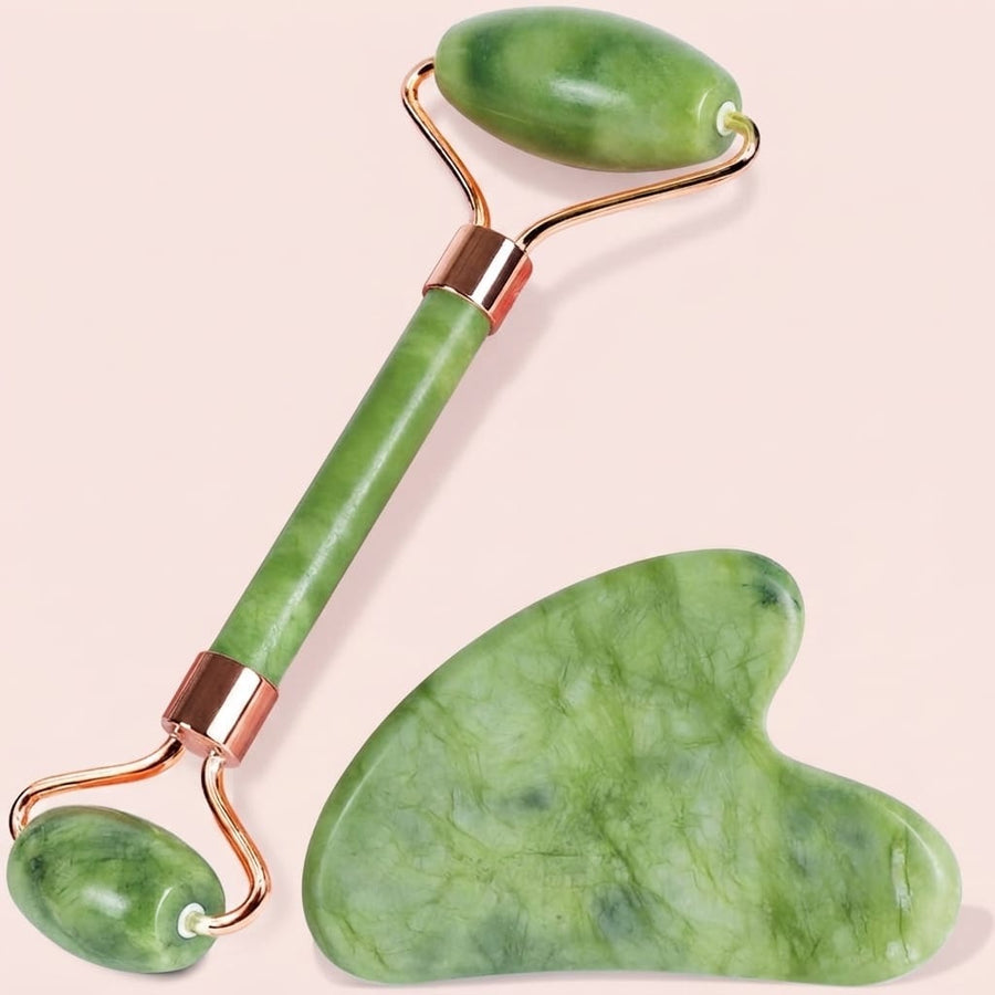 Gua Sha & Rouleau Facial en Jade