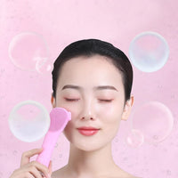Nettoyant Facial Électrique à Long Manche et Nettoyeur de Pores