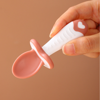 Ensemble de Cuillère et Fourchette pour Bébé avec Manche Court