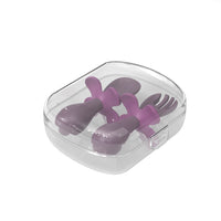 Ensemble de Fourchette et Cuillère d'Apprentissage pour Bébé en Silicone